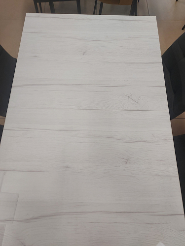 Стол Лота Лофт 140 25 мм черный матовый / бетон из шоурума 6